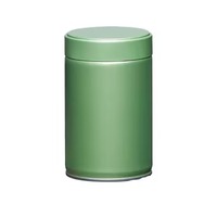 Boîte de rangement de luxe en aluminium noir mat de qualité alimentaire pour cosmétiques et soins de la peau, hermétique, anti-humidité, inodore, sûre, avec bouchon à vis sérigraphié