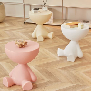Table de chevet scandinave moderne pour chambre à coucher <span class=keywords><strong>Mini</strong></span> table basse d'angle créative pour petits espaces <span class=keywords><strong>Plastique</strong></span> pour canapé Balcon latéral - Product Image 5
