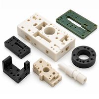 Fabrication de pièces en plastique dur sur mesure par usinage CNC à cinq axes en Suisse : POM blanc, Acetal, G-10, FR4, HDPE, LDPE, PA, GF30, Nylon, PC