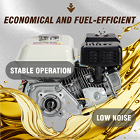 Moteur à essence monocylindre TLJ Factory TJ170F, 4 temps, 7 CV/208 cm³, 3600 tr/min, refroidissement par air, Euro 5, pompe à eau haute performance