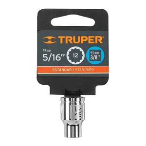 บ็อกซ์ 6 ชิ้น ประแจบล็อก 12 จุด ขนาด 5/16 นิ้ว ขับเคลื่อน 3/8 นิ้ว ยี่ห้อ TRUPER - Product Image 4