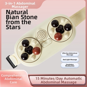 Dispositivo de Alivio Muscular Abdominal con Moxibustión de Luz Roja OEM, Cinturón de Pérdida de Peso Quema Grasa, Masaje Abdominal Inalámbrico Inteligente - Product Image 3