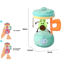 MILI Creative Crazy Juicer Knuffel Speelgoed Trekring Draaiende Fruit Gevulde Pop Zachte Pretend Play Zintuiglijk Speelgoed Kinder Verjaardagscadeau