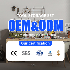 Móc treo tường đa năng hiện đại, móc treo kim loại chắc chắn, móc treo dụng cụ tiện ích để sắp xếp đồ dùng trong nhà để xe và nhà cửa - Product Image 5