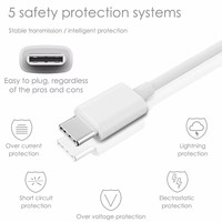 Disesuaikan jenis C mikro 8Pin pengisian cepat 2,4 A 3M 5M 8M kabel de carga kabel tipo c kabel data usb de carga untuk grosir