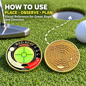 Private Label Golf Green Reader Bubble Level Metal Putting Practice Aid Custom Packaging Factory Supply Factory Direct Wholesale - Product Image 4