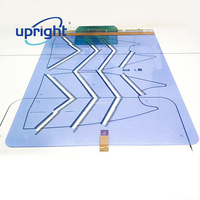 Prix usine vertical personnalisé rigide Transparent Pvc feuilles de plastique tissu modèle Pvc rouleaux