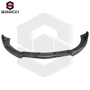 Ensemble de lèvres avant en fibre de carbone de style BRS pour <span class=keywords><strong>Mercedes</strong></span> Benz <span class=keywords><strong>Classe</strong></span> CLS W218 CLS63 Kit de carrosserie de becquet de pare-chocs avant 2016-2018 - Product Image 2