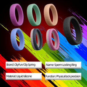 Silicone Sperm Locking Ring Male Erotic <strong>Products</strong> Penis Ring Couple <strong>Sex</strong> Toys for Men Cock <strong>Retarded</strong> <strong>Ejaculation</strong> Sperm Locking Ring - Product Image 3
