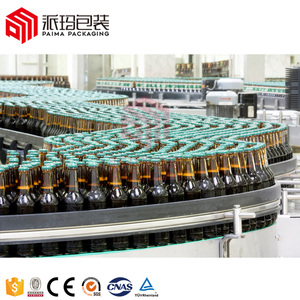 专业供应商反压酒精饮料玻璃瓶伏特加葡萄酒啤酒灌装装瓶机 - Product Image 1