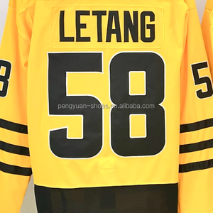 Klaar voor verzending Minnesota Quinn Hughes Groen Reverse Retro Beste Kwaliteit Gestikt Hockey Jersey - Product Image 5