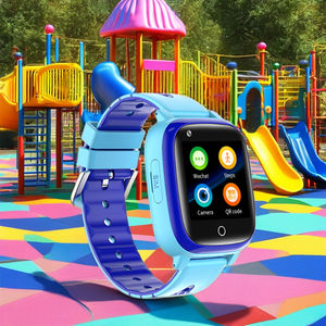 1.44 inç çocuklar akıllı saat Y31 su geçirmez Android izle 2G WiFi LBS SIM kart arayarak SOS özelliği kare silikon manyetik IOS - Product Image 3