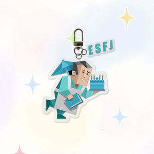 KPOP MBTI 16 personalità figura acrilico portachiavi <span class=keywords><strong>ENFP</strong></span> INFJ ESTP INTP in stile portachiavi portachiavi borsa Charm ventagli collezioni - Product Image 3