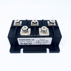 Module de pont redresseur triphasé neuf et original avec radiateur MDS200-16 - Product Image 1