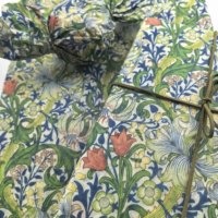 Kertas Tisu Sekali Pakai Anti Air Motif Batik Indonesia Hijau Vintage 17gsm 50x70cm Custom Grosir untuk Pembungkus Kado & Kerajinan