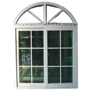 Thiết Kế Đơn Giản Cửa Sổ Trượt UPVC/<span class=keywords><strong>PVC</strong></span> Cửa Sổ Vòm Nửa Vòng Với Đỉnh Vòm - Product Image 6