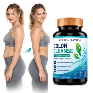 Capsules de nettoyage du côlon en marque blanche OEM, soutien digestif, mélange de fibres et de probiotiques, formule végétale personnalisée, vente en gros en vrac - Product Image 1