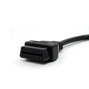 OBDII kabel diagnostik untuk Toyota 22 Pin ke 16 Pin, adaptor diagnostik konektor OBD2 ekstensi kabel OBD 2