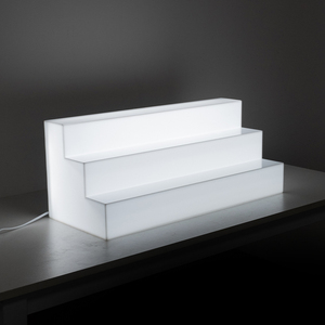 Hộp Đèn chiếu sáng hình thang, mỹ phẩm, đồ chơi hiển thị đứng, hộp đèn trống không có nội dung tùy chỉnh hộp hiển thị Acrylic - Product Image 4