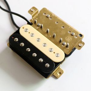 Donlis Alnico 2 Magnet bar LP <span class=keywords><strong>Humbucker</strong></span> Guitar Pickup <span class=keywords><strong>Vintage</strong></span> Style in Ivory zebra Colors - Product Image 3