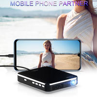 Projecteur portable riche X3 écran miroir filaire téléphone intelligent projecteur d'entrée HD 200 ANSI maison Mini projecteur DLP de poche basé sur linux