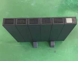 <span class=keywords><strong>Radiateur</strong></span> électrique à panneau en aluminium, <span class=keywords><strong>1000W</strong></span>, programme 7 jours/24 heures, UKCA noir - Product Image 1