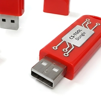 Kabel Pemrograman Alat Buka Kunci Flash Dongle CS-Tool Merah untuk Perbaikan dan Penggantian Ponsel Android