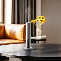Diffuseur d'arômes d'ambiance sans eau pour la maison, avec lumière d'ambiance, contrôlé par application, pour huiles essentielles, alimenté par batterie rechargeable électrique