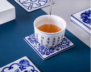 Dessous de verre en céramique de marbre nordique bon marché tasse à café et thé napperon décor de table accessoires de cuisine - Product Image 6