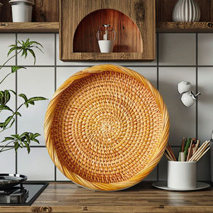 Vente en gros de plateaux de service en rotin de haute qualité pour la décoration de la cuisine vietnamienne pour l'exportation - Product Image 1