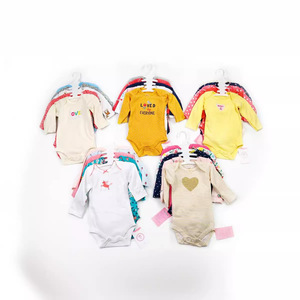 Conjunto de 5 Bodies de Algodão Dupla Face para Bebês Recém-Nascidos, Manga Longa, Sortidos para Meninos e Meninas - Product Image 5