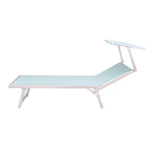 2026 Popular Chaise de playa portátil Sun Lounge cubierta reclinable silla plegable Silla de gravedad cero para sala de estar y uso de almacén - Product Image 4