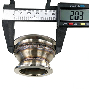 อะแดปเตอร์แปลงหน้าแปลน V-Band ขนาด 3 นิ้ว เป็น V-Band ขนาด 2 นิ้ว ความสูง 2 นิ้ว ผลิตจากสแตนเลส ใช้ได้กับท่อไอเสียทั่วไป - Product Image 3