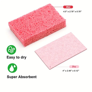 Esponjas comprimidas de celulosa biodegradable Paños para lavar platos multiusos para limpieza de cocina - Product Image 3