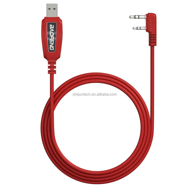 USB K Type Programming Cable+CD PL2303 Chip for UV-17 Pro UV-K5 UV-18 Support Window 11 Driver Free Two Way Radio Accessories