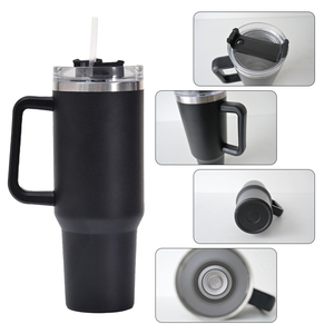Christmas Custom <strong>Logo</strong> 40oz Eco-friendly Stainless Steel Tumblers <strong>Car</strong> Tumbler Coffee <strong>Mug</strong> With Handle - Product Image 2