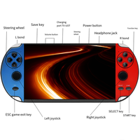 Console de jeu vidéo portable Topleo avec écran HD, console de jeu portable X12 Plus, joueurs de jeux portables