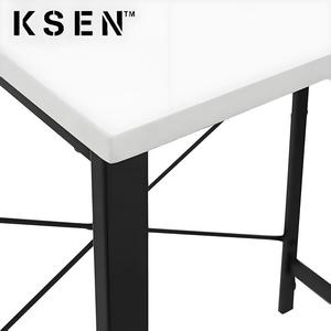 Factory Supply Wooden <strong>Desk</strong> <strong>Computer</strong> <strong>Desk</strong> Table with Bookshelf Reading Writing Home Office Table T0822 Wh - Product Image 4