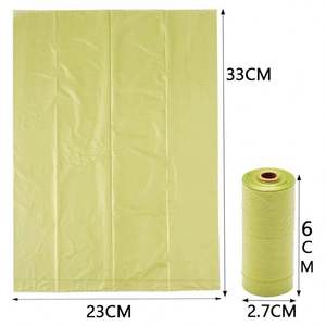 Sac de collecte des déchets de fientes d'animaux écologiques et durables, biodégradable, étanche, compostable, organique, recharge de sacs à fientes de chien, matériau Epi - Product Image 3