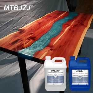 Résine de coulée liquide de qualité alimentaire avec durcisseur pour meubles en bois à bords naturels et projets d'artisanat domestique - Product Image 2