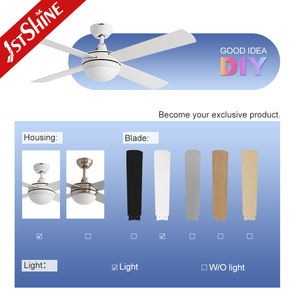 Ventilateur de plafond lumineux 1stshine, ventilateur de plafond décoratif pour <span class=keywords><strong>restaurant</strong></span>, télécommande intelligente, climatisation - Product Image 4