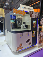 Robot distributeur de café intelligent semi-automatique avancé de Chine avec écran tactile et refroidissement thermoélectrique, capacité de 150 à 200 unités