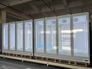 Refrigerador de helado comercial Refrigerador de puerta de vidrio plano Venta al por mayor <span class=keywords><strong>Freezar</strong></span> para equipo de supermercado - Product Image 5