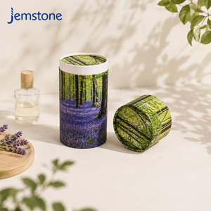 Tubo de Papel Kraft con Temática de Bosque Natural Sostenible, Caja de Embalaje de Cartón Resistente, Tamaño Personalizable - Product Image 3