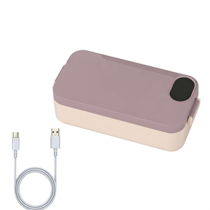 Thermal Electric Lunch Box 1L <b>USB</b> Rechargeable Plug-in Version with Timer Function for Household Use - Product Image 1