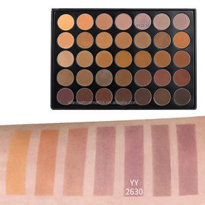 ألوان مستديرة ألوان صيني-ألوان مستديرة-لوحة ظلال عيون تصنعها بنفسك بدون علامة تجارية لوحة ظلال عيون - Product Image 5