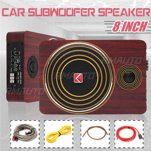 Haut-parleurs de subwoofer de voiture 8 pouces 600W 12V, amplificateur audio stéréo actif en laiton pour automobile - Product Image 3