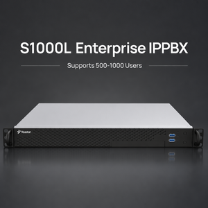 Yeastar S1000L - PBX IP d'entreprise - 1000 utilisateurs - 300 appels simultanés - 400 lignes VoIP - Alimentation simple - Utilisation en entreprise de grande taille - Product Image 3