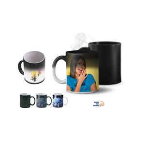 Taza de Cerámica Mágica para Sublimación, con Diseño Floral, Impresión de Fotos, Regalos Personalizados para Café o Té, Apta para Lavavajillas y Microondas - Product Image 1