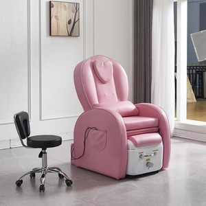 Nouveau fauteuil de pédicure de luxe personnalisé avec tables à ongles réglables, ensemble de manucure et pédicure pour salon de manucure, spa pour les pieds, fauteuil de spa - Product Image 5